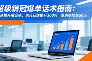 （16511期）超级销冠爆单话术指南：快速提升成交率，单月业绩提升200%，复购率增长50%