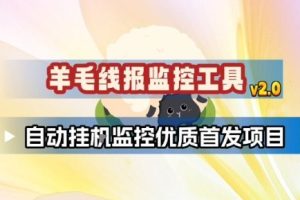 羊毛线报监控_2.0版本，薅羊毛人手一套，自动监控优质首发项目