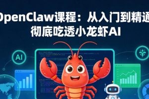 OpenClaw课程：从入门到精通，彻底吃透小龙虾AI