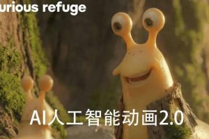 好奇避难所—AI人工智能动画电影制作2.0-【独家精翻中英字幕】