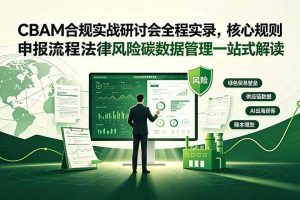 （19235期）CBAM合规实战研讨会全程实录，核心规则申报流程法律风险碳数据管理一站式解读