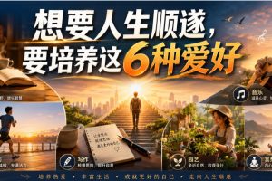 公众号付费文章：想要人生顺遂，要培养这6种爱好