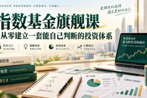 指数基金旗舰课·从零建立一套能自己判断的投zi体系