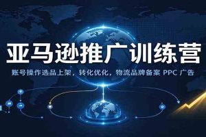 亚马逊推广训练营：账号操作选品上架，转化优化，物流品牌备案PPC广告运营